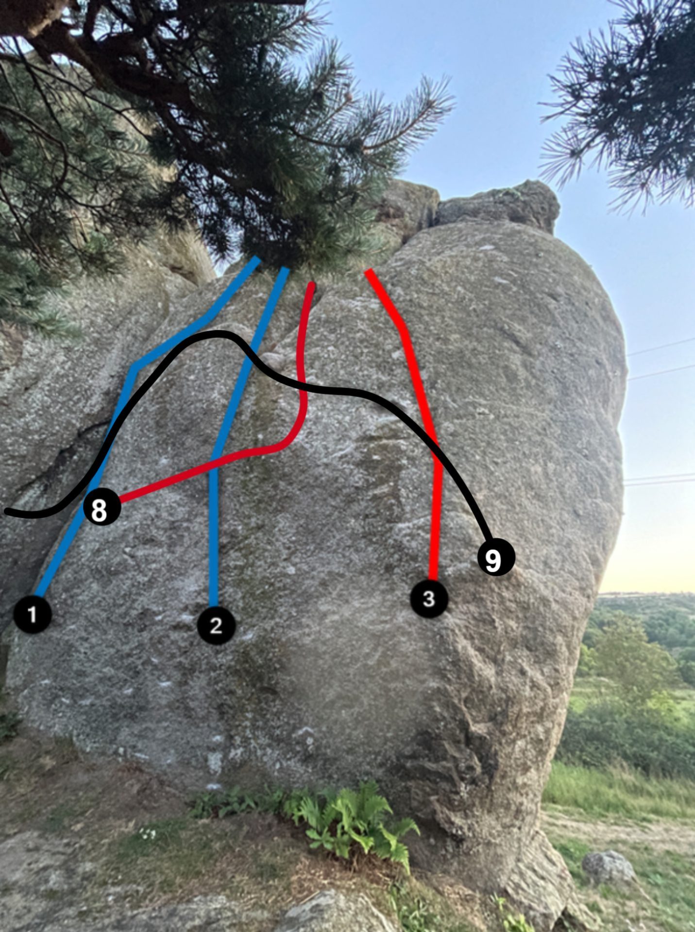 Photo de la voie