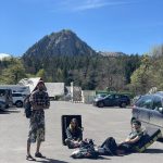 Arrivée sur le parking